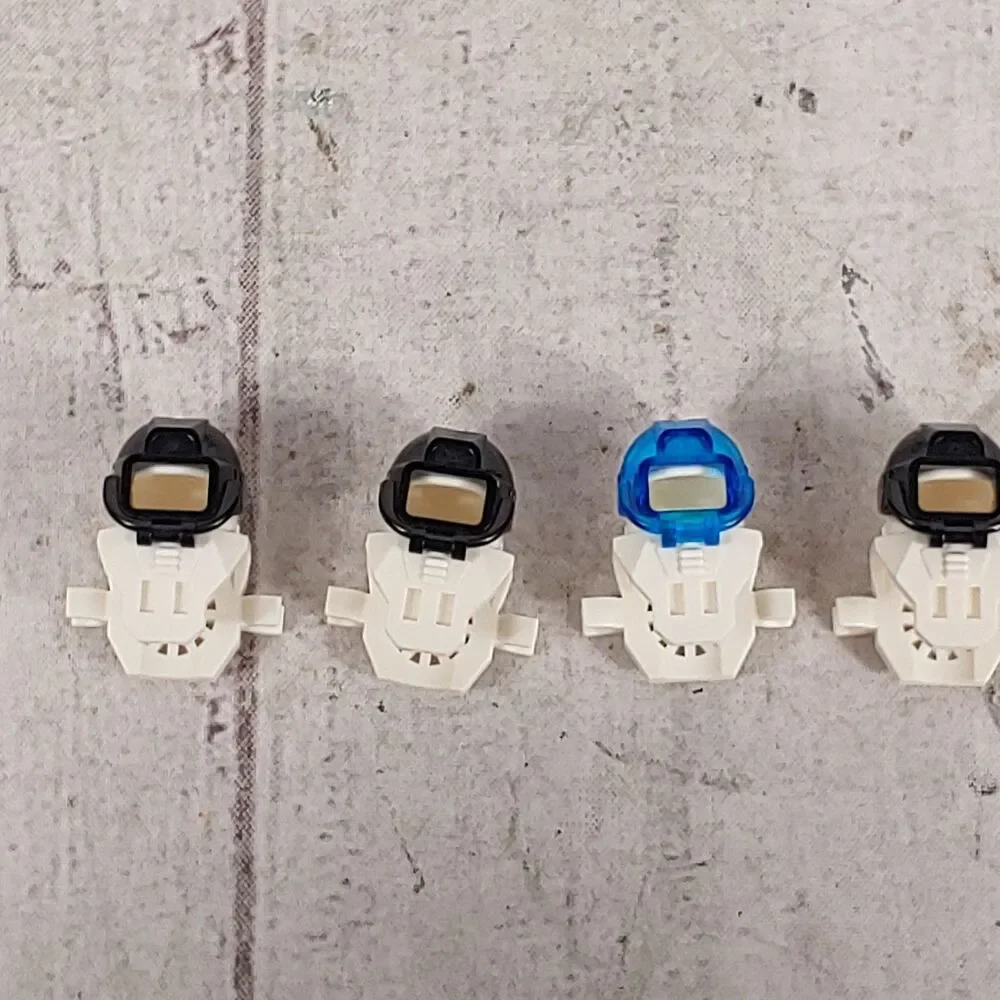 Lot 4 LEGO Aquazone Minifigures - Aquanaut 6175, 6195, 1822, 6125 Diver - Aqu001